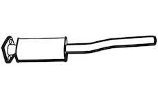 Predni tlumic vyfuku WALKER 19594