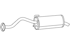 Zadní tlumič výfuku WALKER 19653