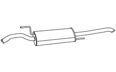 Zadní tlumič výfuku WALKER 19679