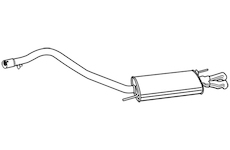 Zadní tlumič výfuku WALKER 19692