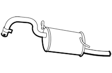 Zadní tlumič výfuku WALKER 19718