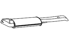 Zadní tlumič výfuku WALKER 19759