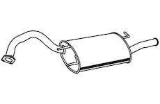 Zadní tlumič výfuku WALKER 19801