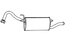 Zadní tlumič výfuku WALKER 19804