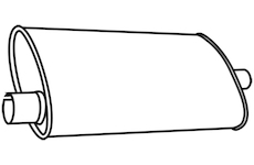 Střední tlumič výfuku WALKER 19829