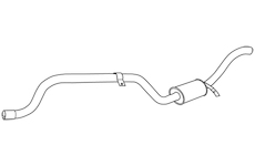 Zadní tlumič výfuku WALKER 19831