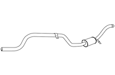 Zadní tlumič výfuku WALKER 19832