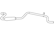 Zadní tlumič výfuku WALKER 19835