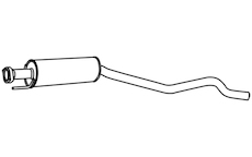 Střední tlumič výfuku WALKER 19953