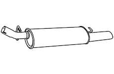 Zadní tlumič výfuku WALKER 19963