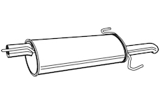 Zadní tlumič výfuku WALKER 19965