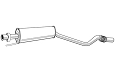 Střední tlumič výfuku WALKER 19968