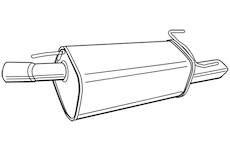 Zadní tlumič výfuku WALKER 19979