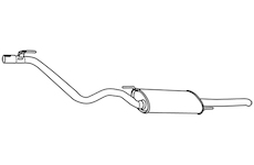 Zadní tlumič výfuku WALKER 19980