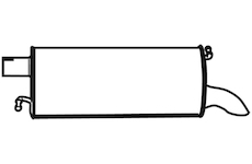 Zadní tlumič výfuku WALKER 21012