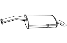 Zadní tlumič výfuku WALKER 21084