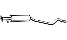 Střední tlumič výfuku WALKER 21103