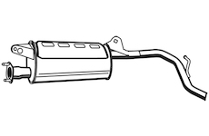 Zadní tlumič výfuku WALKER 21106