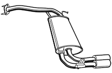 Zadní tlumič výfuku WALKER 21131