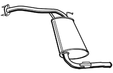 Zadní tlumič výfuku WALKER 21142