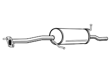 Zadní tlumič výfuku WALKER 21148