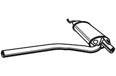 Střední tlumič výfuku WALKER 21196