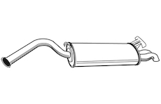 Zadní tlumič výfuku WALKER 21205