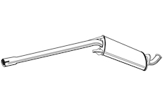 Střední tlumič výfuku WALKER 21208