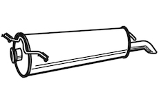 Zadní tlumič výfuku WALKER 21219