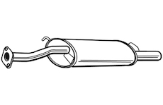 Zadní tlumič výfuku WALKER 21256