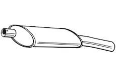 Zadní tlumič výfuku WALKER 21285