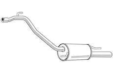 Zadní tlumič výfuku WALKER 21291