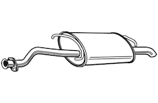 Zadní tlumič výfuku WALKER 21293