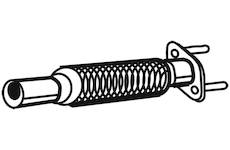 Zvlněná trubka, výfukový systém WALKER 21306