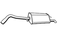 Zadní tlumič výfuku WALKER 21313