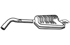 Zadní tlumič výfuku WALKER 21322