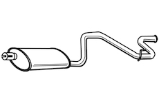 Zadní tlumič výfuku WALKER 21337