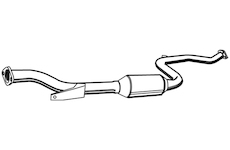 Střední tlumič výfuku WALKER 21360