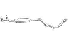 Střední tlumič výfuku WALKER 21365