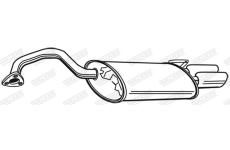 Zadni tlumic vyfuku WALKER 21370