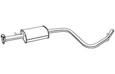 Střední tlumič výfuku WALKER 21372