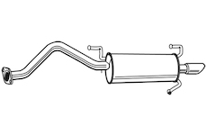 Zadní tlumič výfuku WALKER 21376