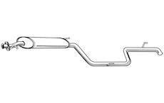 Zadní tlumič výfuku WALKER 21384