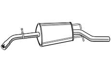 Zadní tlumič výfuku WALKER 21413