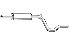 Střední tlumič výfuku WALKER 21430