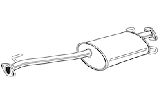 Střední tlumič výfuku WALKER 21456