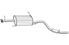 Zadní tlumič výfuku WALKER 21457