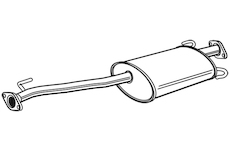 Střední tlumič výfuku WALKER 21458