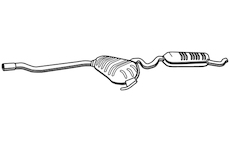 Zadní tlumič výfuku WALKER 21460