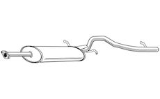 Zadní tlumič výfuku WALKER 21472